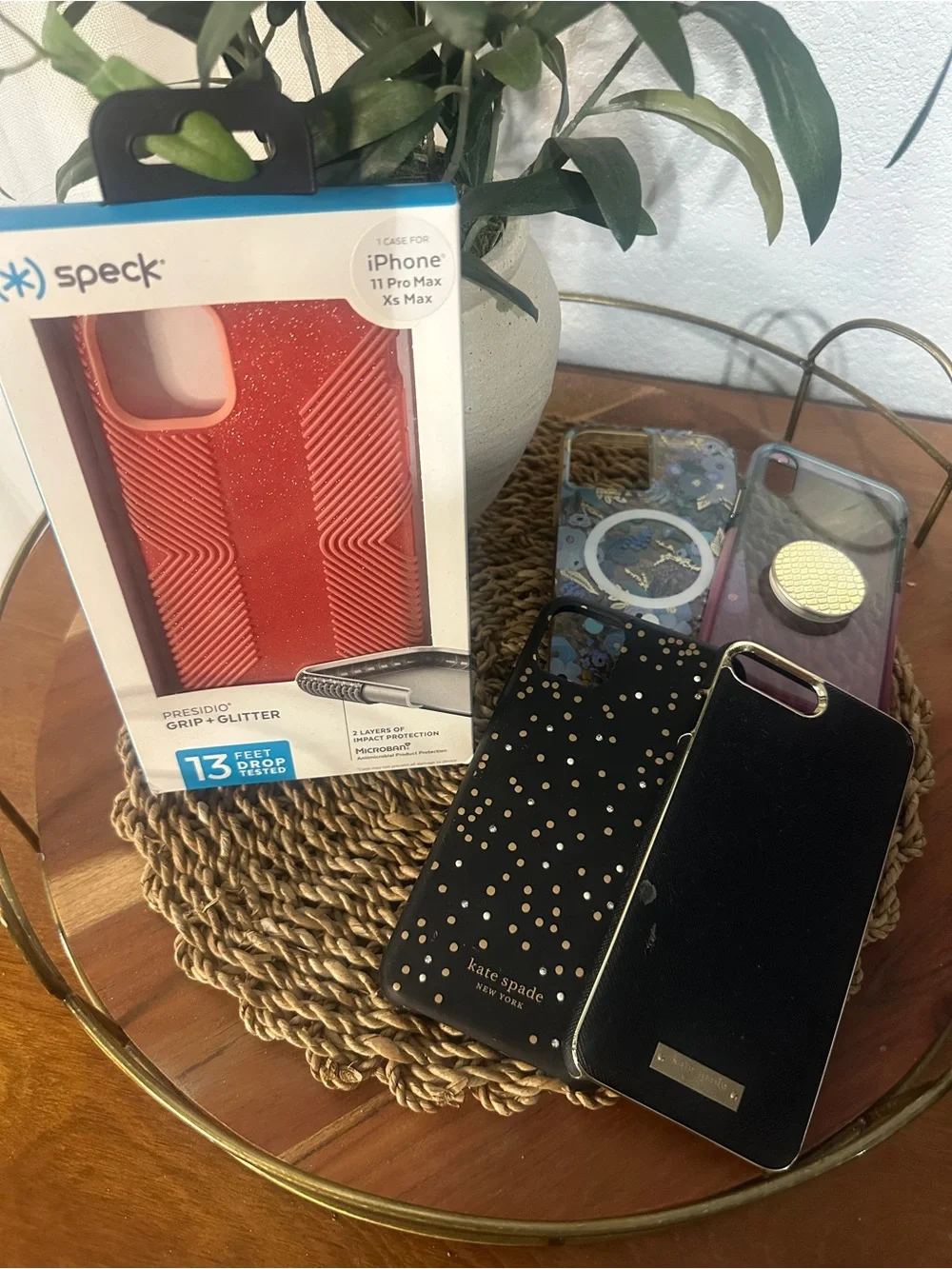 Bundle of Phone Cases- Speck, Rifle Paper Co., Kate Spade